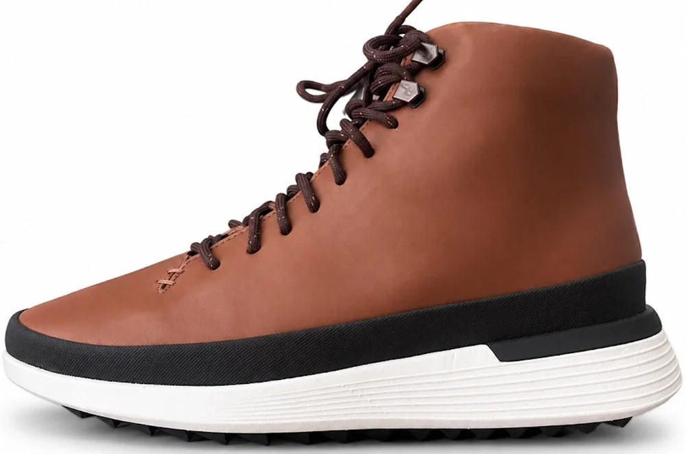 Wolf & Shepherd Crossover Hiker WTZ Boots Cognac Leather Men's 7.5 NWOB